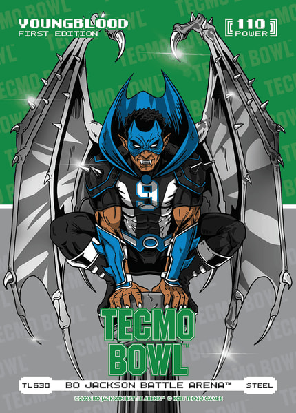 Steel Tecmo Bowl Logofoil