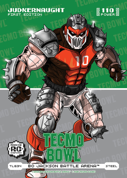 Steel Tecmo Bowl Logofoil