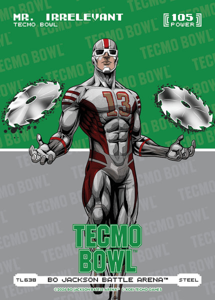 Steel Tecmo Bowl Logofoil