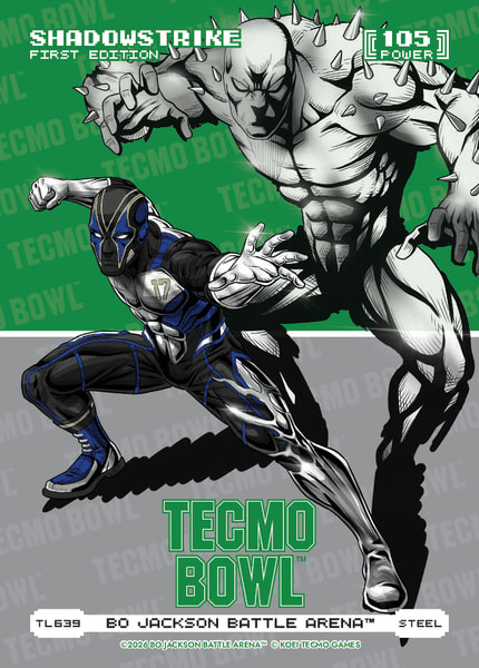 Steel Tecmo Bowl Logofoil