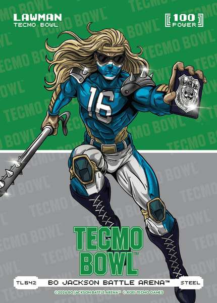 Steel Tecmo Bowl Logofoil