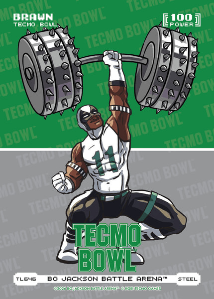 Steel Tecmo Bowl Logofoil