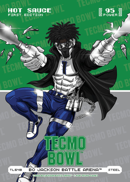 Steel Tecmo Bowl Logofoil