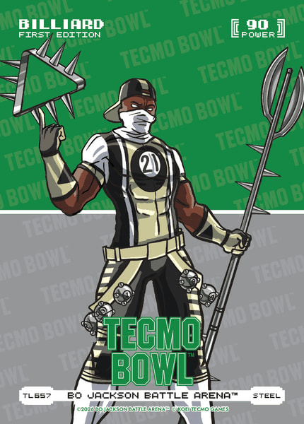 Steel Tecmo Bowl Logofoil