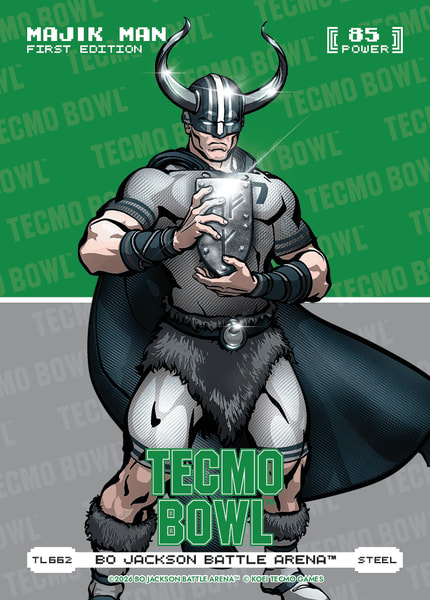 Steel Tecmo Bowl Logofoil