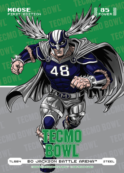Steel Tecmo Bowl Logofoil