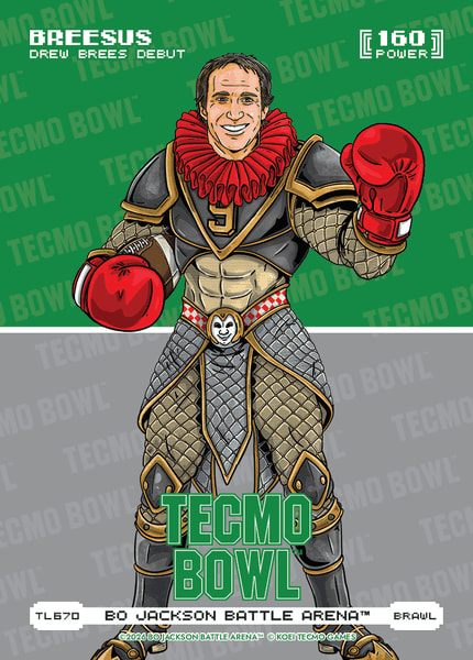 Brawl Tecmo Bowl Logofoil