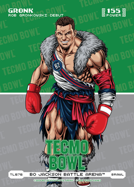 Brawl Tecmo Bowl Logofoil