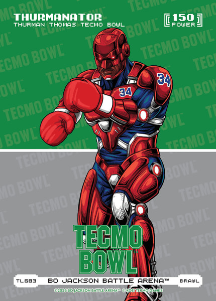 Brawl Tecmo Bowl Logofoil