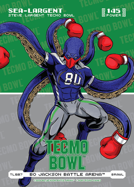 Brawl Tecmo Bowl Logofoil