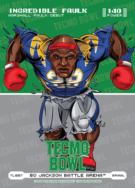 Brawl Tecmo Bowl Logofoil