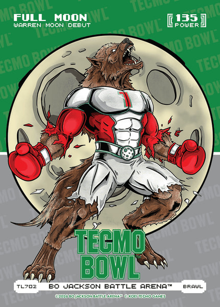 Brawl Tecmo Bowl Logofoil