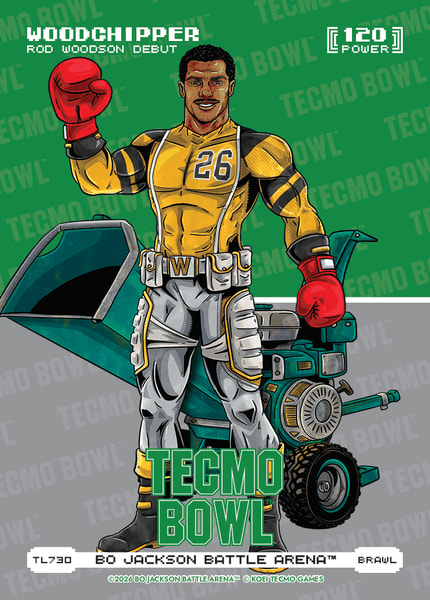 Brawl Tecmo Bowl Logofoil