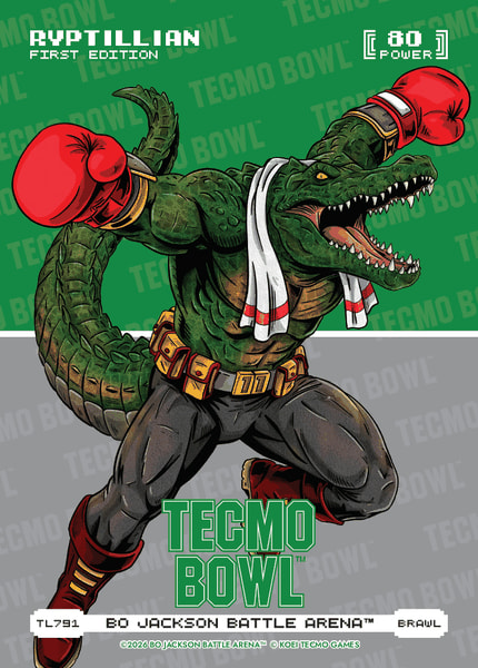Brawl Tecmo Bowl Logofoil