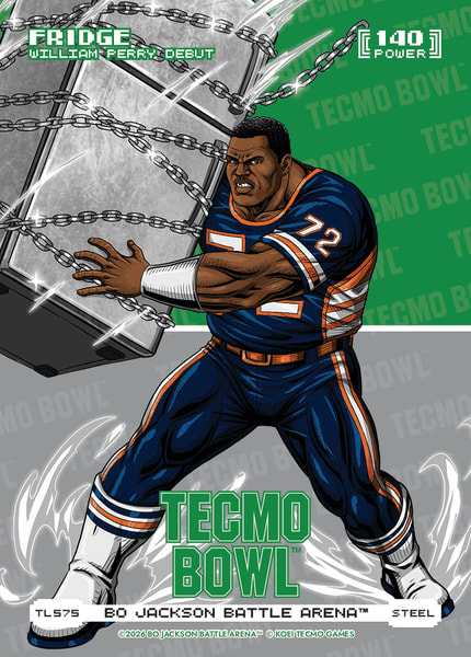 Steel Tecmo Bowl Logofoil