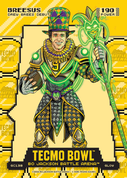 Glow Gold Coin Flip Battlefoil