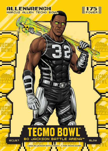 Glow Gold Coin Flip Battlefoil