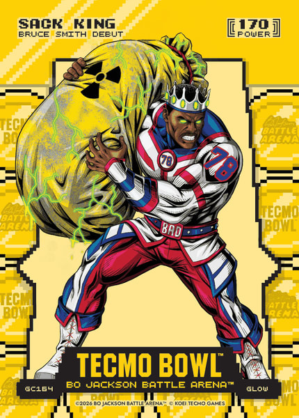Glow Gold Coin Flip Battlefoil