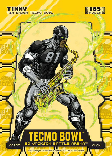 Glow Gold Coin Flip Battlefoil