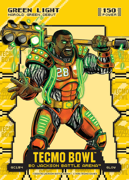 Glow Gold Coin Flip Battlefoil