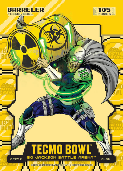 Glow Gold Coin Flip Battlefoil