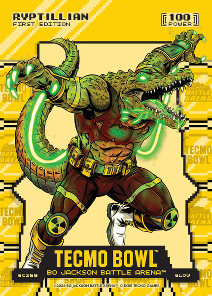Glow Gold Coin Flip Battlefoil