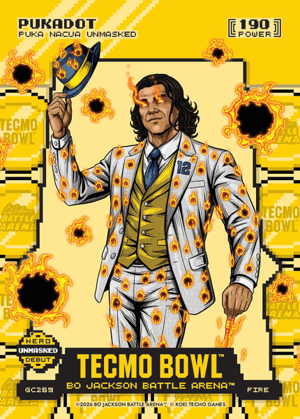 Fire Gold Coin Flip Battlefoil