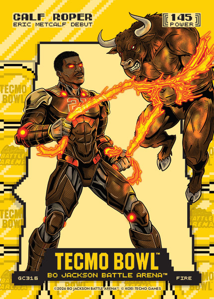 Fire Gold Coin Flip Battlefoil