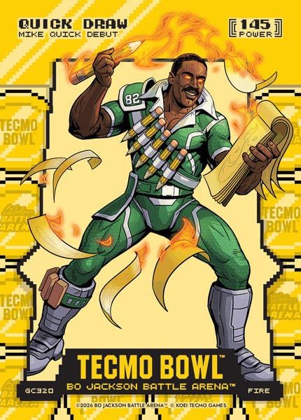 Fire Gold Coin Flip Battlefoil
