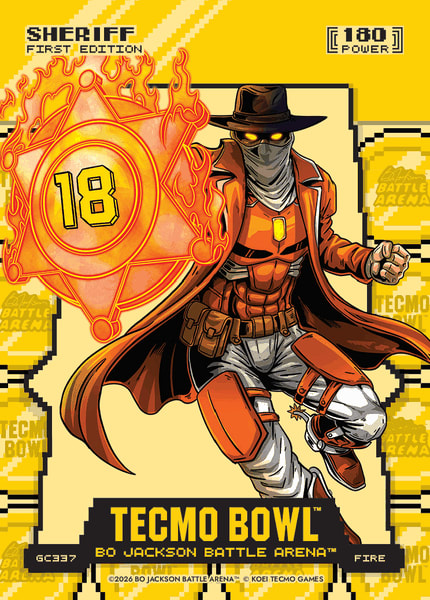 Fire Gold Coin Flip Battlefoil