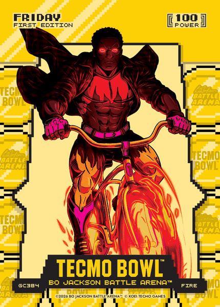 Fire Gold Coin Flip Battlefoil