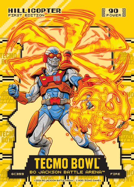 Fire Gold Coin Flip Battlefoil