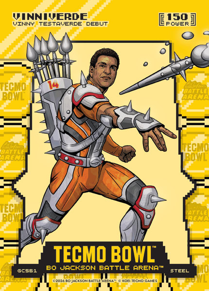 Steel Gold Coin Flip Battlefoil
