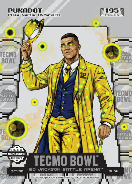 Glow Silver Coin Flip Battlefoil