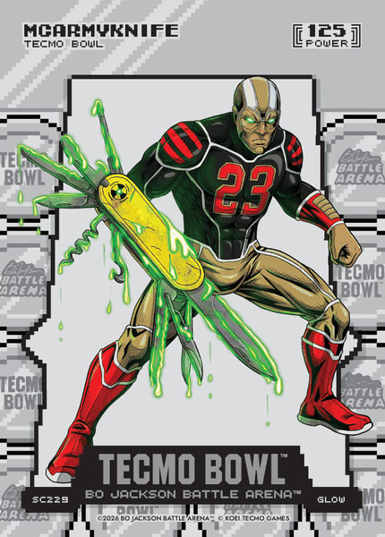 Glow Silver Coin Flip Battlefoil