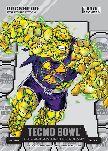 Glow Silver Coin Flip Battlefoil
