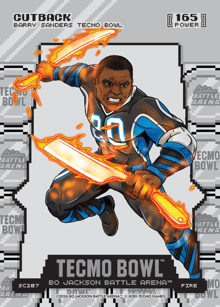 Fire Silver Coin Flip Battlefoil