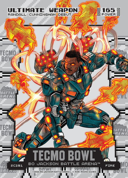 Fire Silver Coin Flip Battlefoil