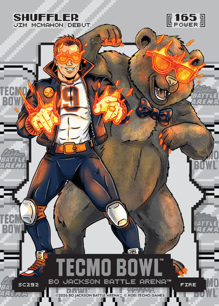 Fire Silver Coin Flip Battlefoil