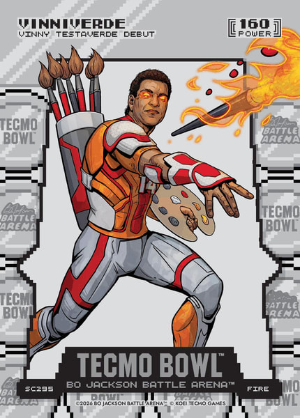 Fire Silver Coin Flip Battlefoil