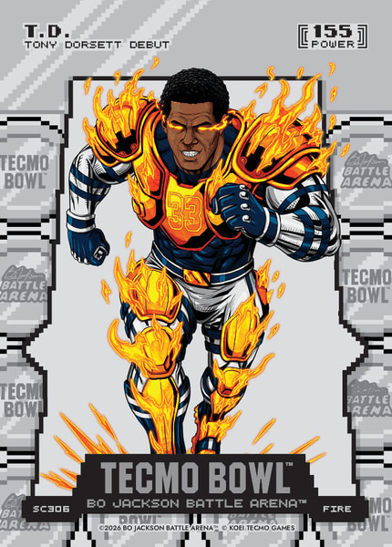 Fire Silver Coin Flip Battlefoil