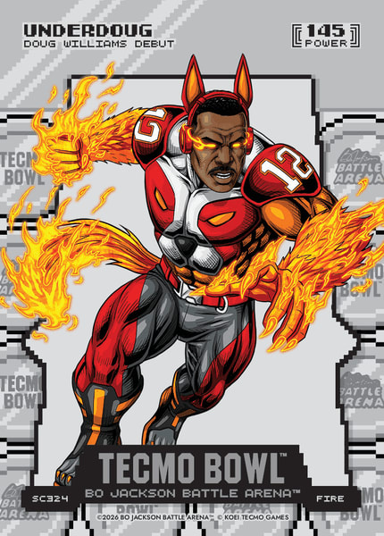 Fire Silver Coin Flip Battlefoil