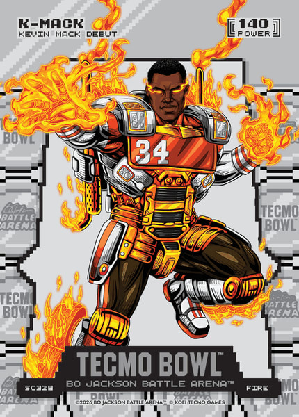 Fire Silver Coin Flip Battlefoil