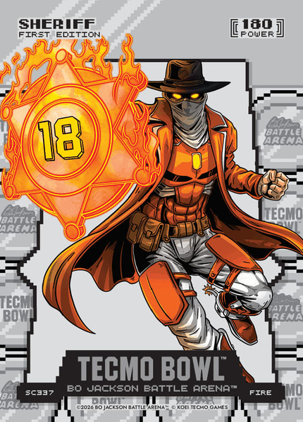 Fire Silver Coin Flip Battlefoil