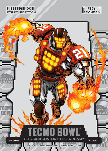 Fire Silver Coin Flip Battlefoil