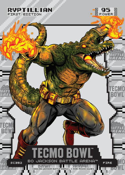 Fire Silver Coin Flip Battlefoil