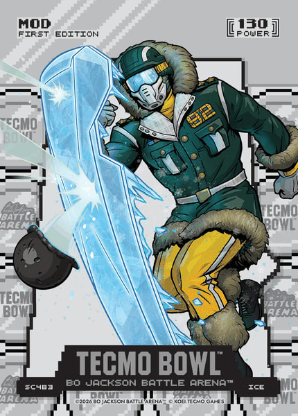 Ice Silver Coin Flip Battlefoil