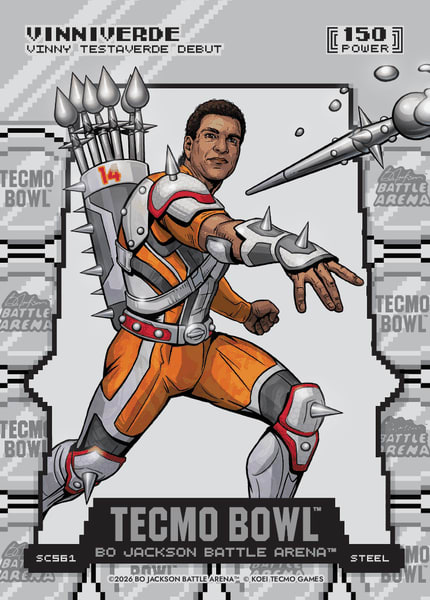 Steel Silver Coin Flip Battlefoil