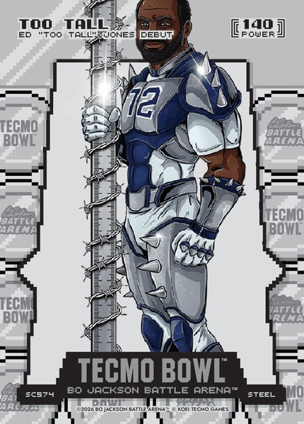 Steel Silver Coin Flip Battlefoil