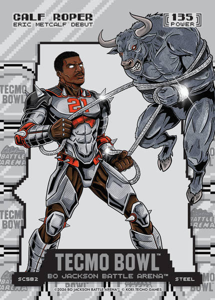 Steel Silver Coin Flip Battlefoil